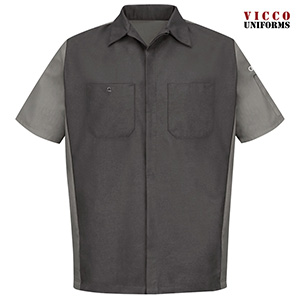 Red Kap SY24AU Audi Technician Shirt - Short Sleeve