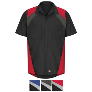 Red Kap SY28 - Men's Tricolor Shirt - Short Sleeve