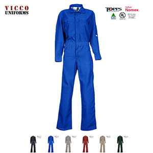 Topps CO07 - Unlined Coveralls - Nomex 4.5 oz