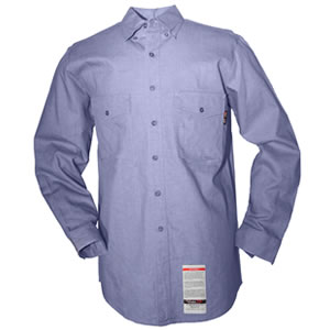 Walls Men's Flame Resistant Long Sleeve Chambray Shirt - FRO56388