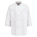 Chef Designs 0403 Eight Pearl-Button Chef Coat - No Thermometer Pocket