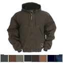 Berne Original Washed Quilt Lined Hooded Jacket - HJ375