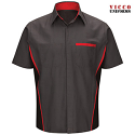 Red Kap SY24NS Men's Nissan Short Sleeve Technician Shirt
