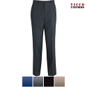 Edwards 2740 - Men's Dress Pant - Washable Wool Flat Front