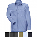 Red Kap Men's Solid Ripstop Long Sleeve Shirt - SY50
