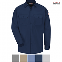 Bulwark SLW2 Men's Work Shirt - EXCEL FR ComforTouch Button Front Long Sleeve
