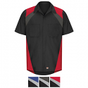 Red Kap SY28 - Men's Tricolor Shirt - Short Sleeve