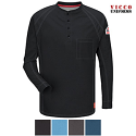 Bulwark QT20 Men's Comfort Knit Henley - Flame Resistant