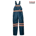 Dickies VB501 Men's Denim Bib Overall - Enhanced Visibility