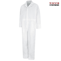Red Kap CT16WH Twill Action Back Coveralls (no chest pockets)