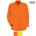 Red Kap SS14 Enhanced Visibility Long Sleeve Shirt