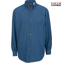 Edwards 1093 - Men's Midweight Denim Shirt - Long Sleeve