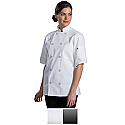 Edwards Mid Weight Short Sleeve Ten Button Chef Coat - 3333