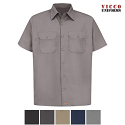 Red Kap ST62 Utility Short Sleeve Work Shirt