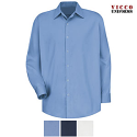 Red Kap SC16 100% Cotton Specialized Long Sleeve Pocketless Shirt