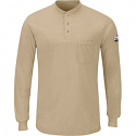 Bulwark SML8 Men's Henley Shirt - Long Sleeve Lightweight