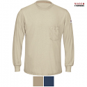 Bulwark SMT8 Men's Long Sleeve T-Shirt - Lightweight Flame Resistant