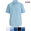 Edwards 1314 Men's Essential Shirt - Broadcloth Short Sleeve