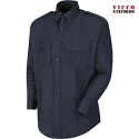 Horace Small HS1714 - Unisex Shirt - Button Front Cotton Long Sleeve
