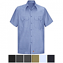 Red Kap SY60 Men's Solid Ripstop Shirt - Short Sleeve