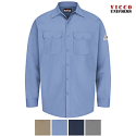 Bulwark SEW2 Button Front Long Sleeve Work Shirt