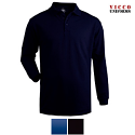 Edwards Men's Soft Touch Blended Pique Long Sleeve Polo - 1515