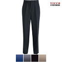 Edwards 2640 - Men's Dress Pant - Washable Wool Pleated Front