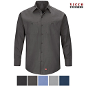 Red Kap SX10 - Men's Mimix Work Shirt - Long Sleeve