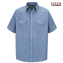 Red Kap SC24 Western Style Short Sleeve Uniform Shirt